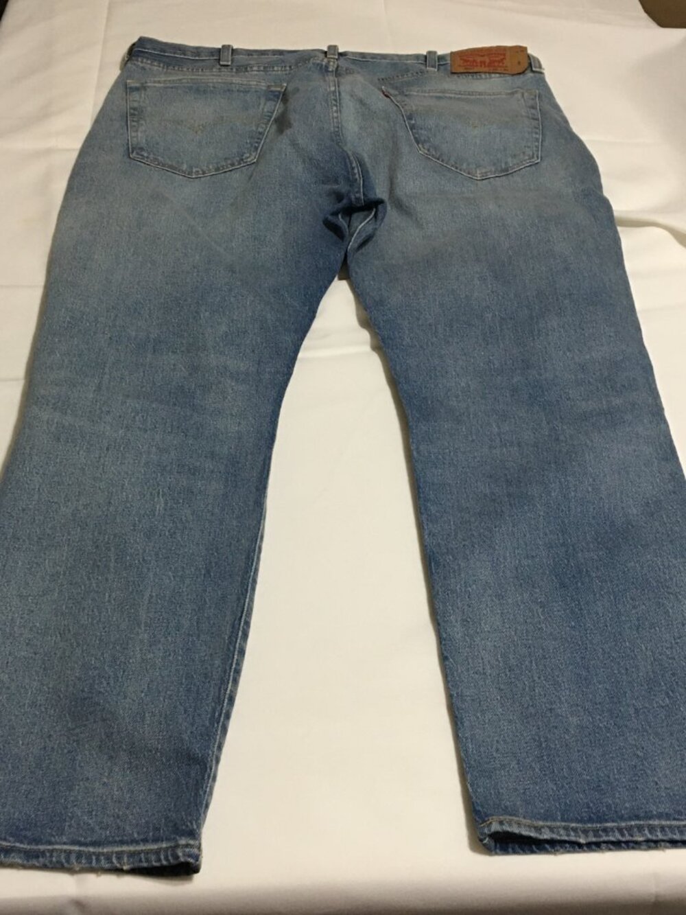 Levi's 501 Original Fit Mens Jeans Size 40x30 Distressed Button Fly